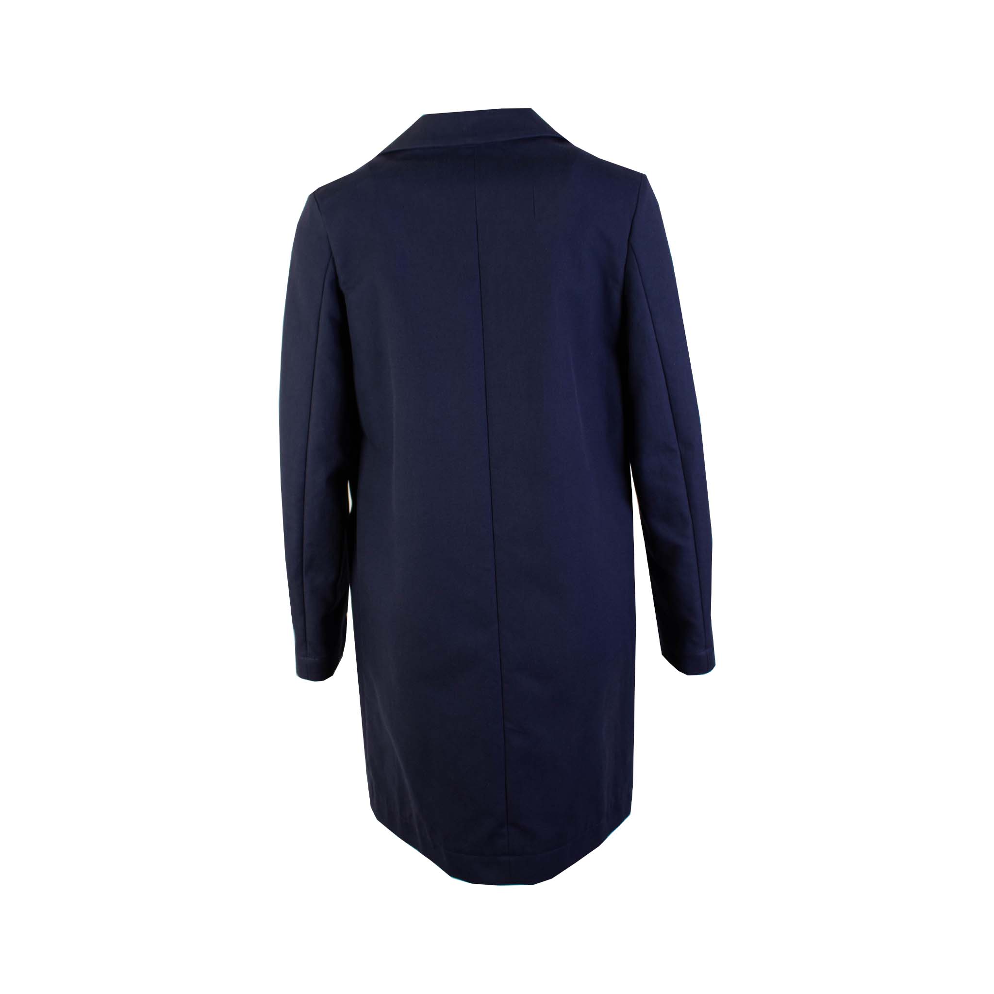 Lardini Blue Trench Cotton Coat - Fizigo