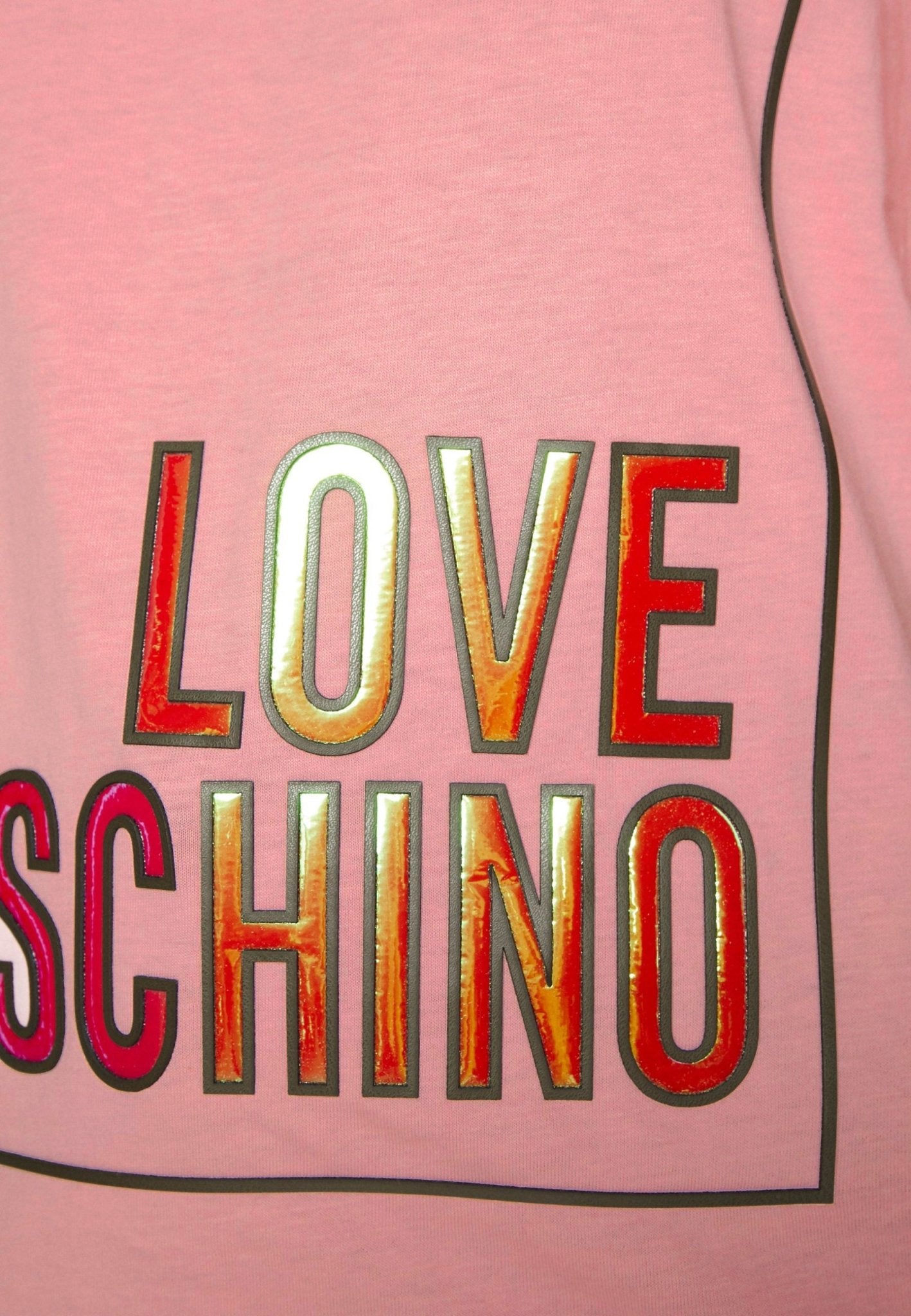 Love Moschino Pink Cotton Tops & T-Shirt - Fizigo