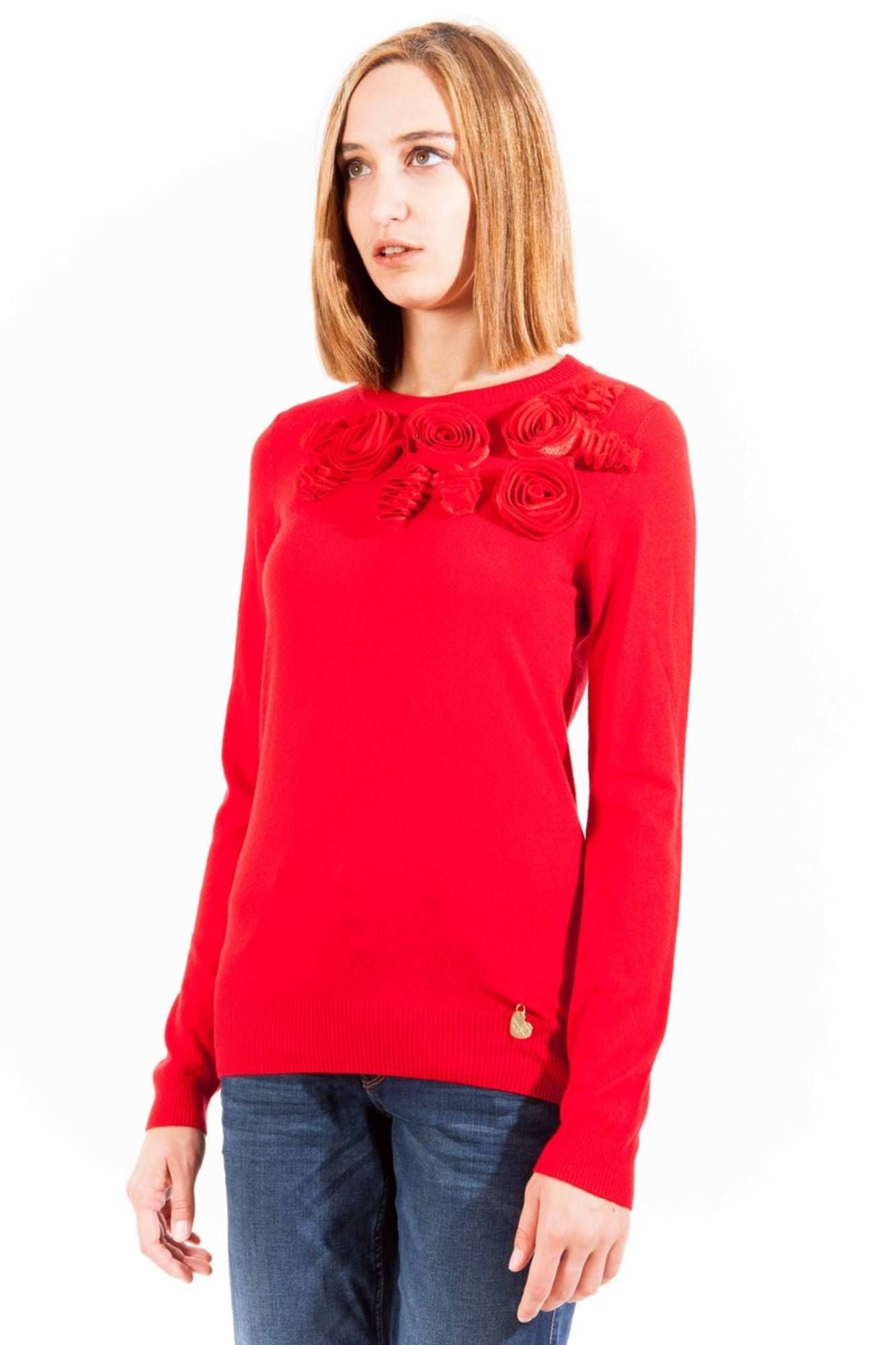 Love Moschino Red Sweater - Fizigo