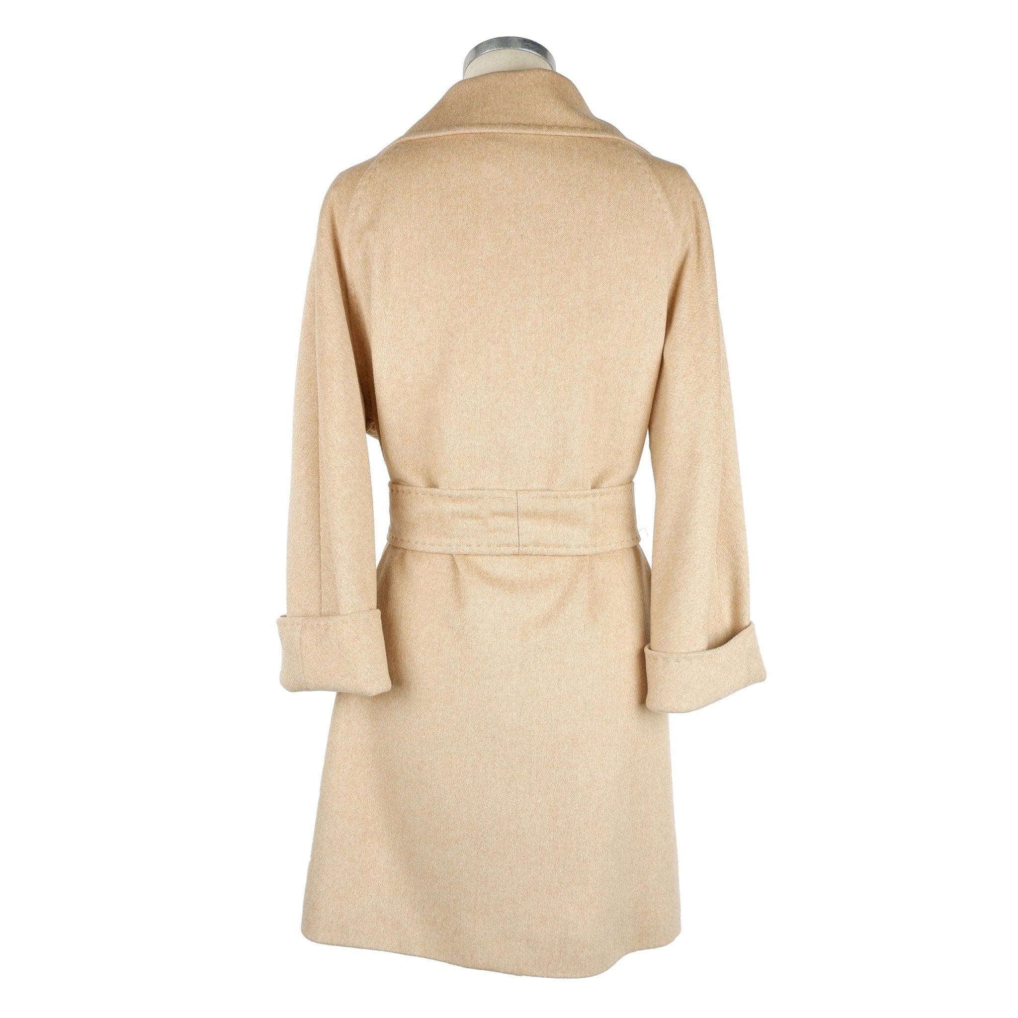 Made in Italy Beige Wool Jackets & Coat - Fizigo