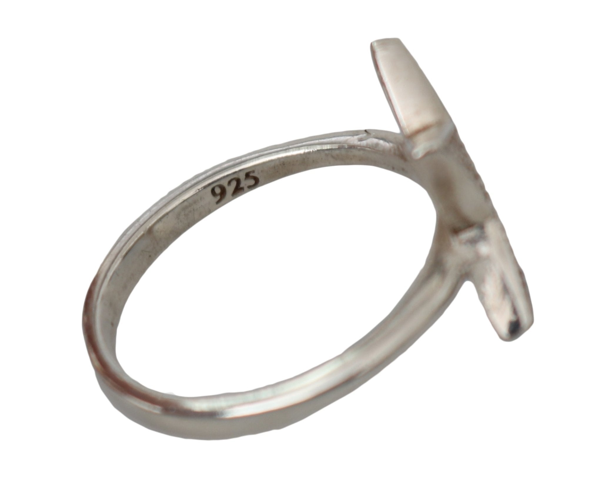 Nialaya Silver Womens Clear CZ Star 925 Ring - Fizigo