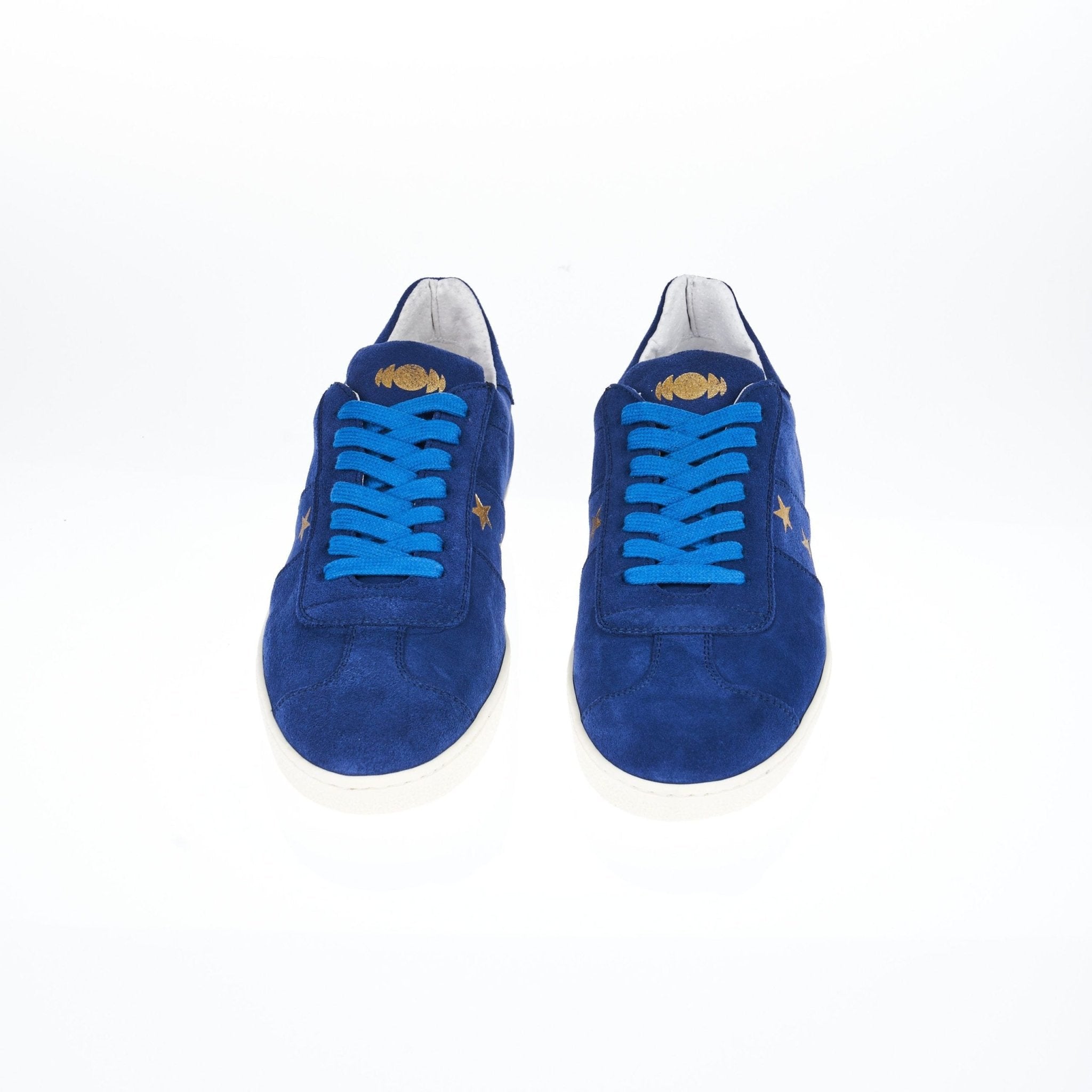 Pantofola D'Oro Blue Leather Sneaker - Fizigo