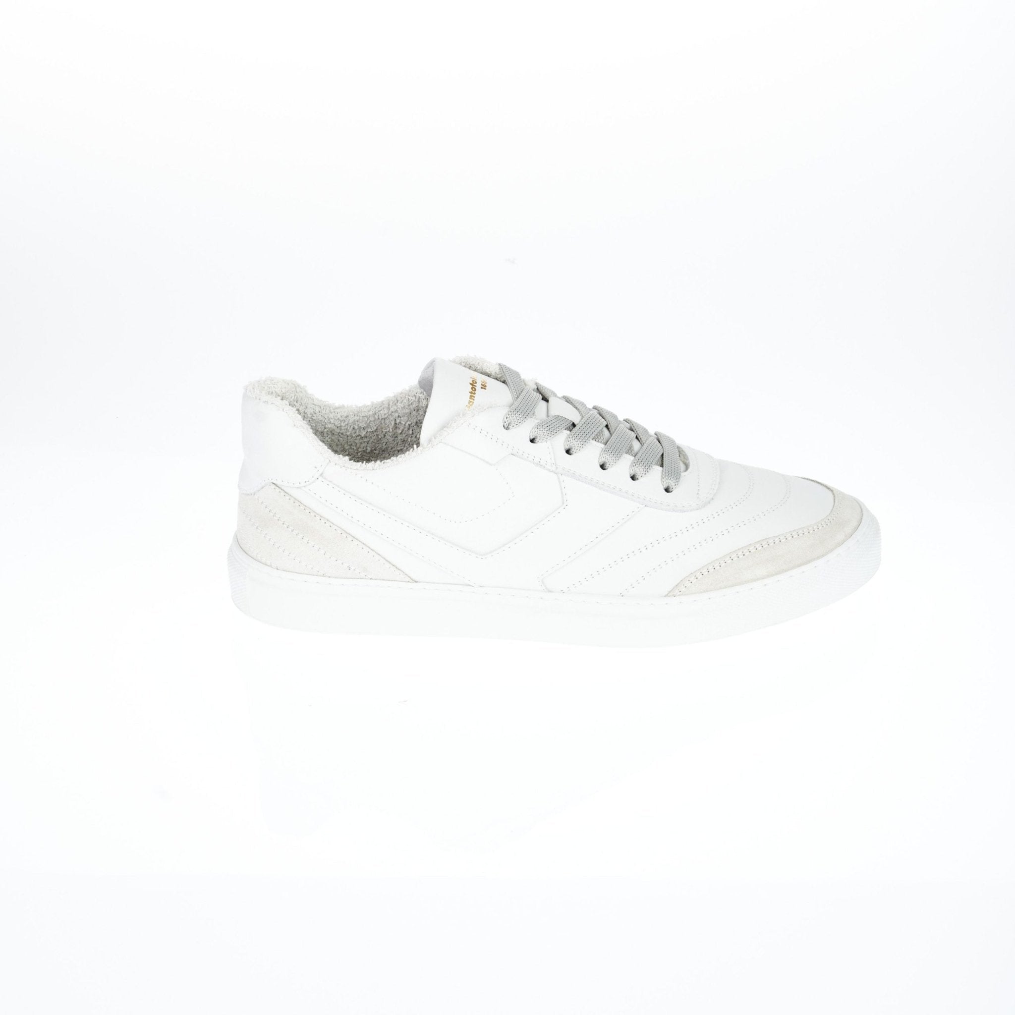 Pantofola D'Oro White Leather Sneaker - Fizigo