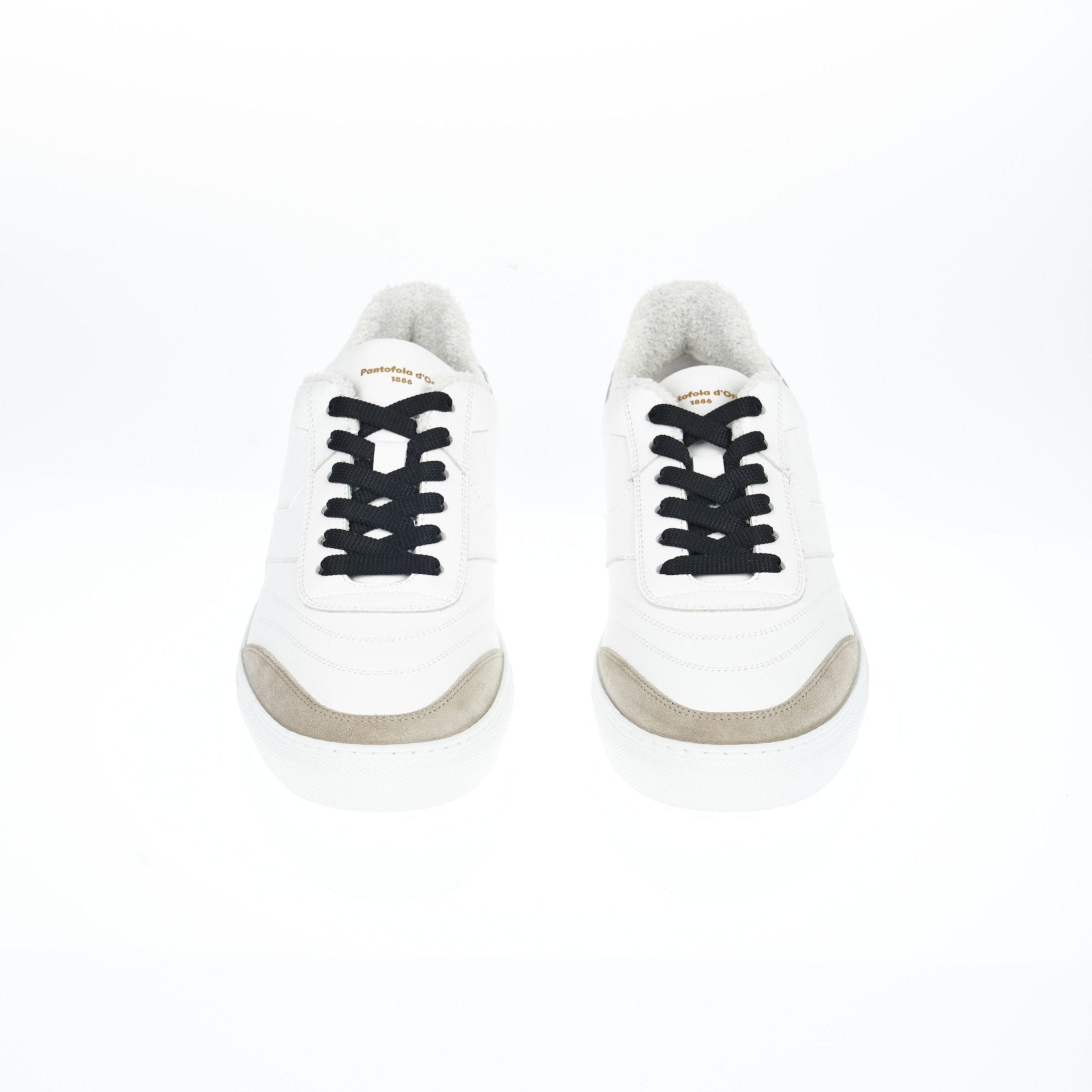 Pantofola D'Oro White Leather Sneaker - Fizigo