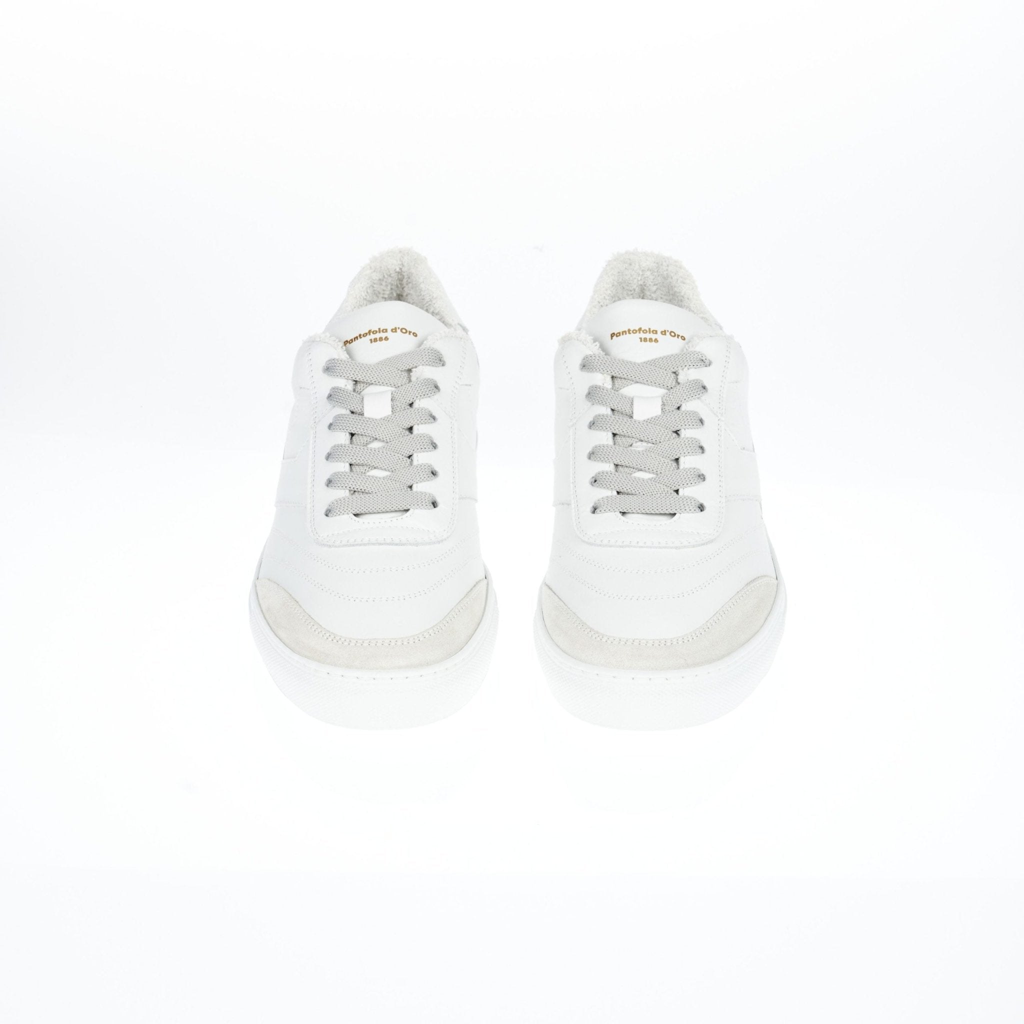 Pantofola D'Oro White Leather Sneaker - Fizigo