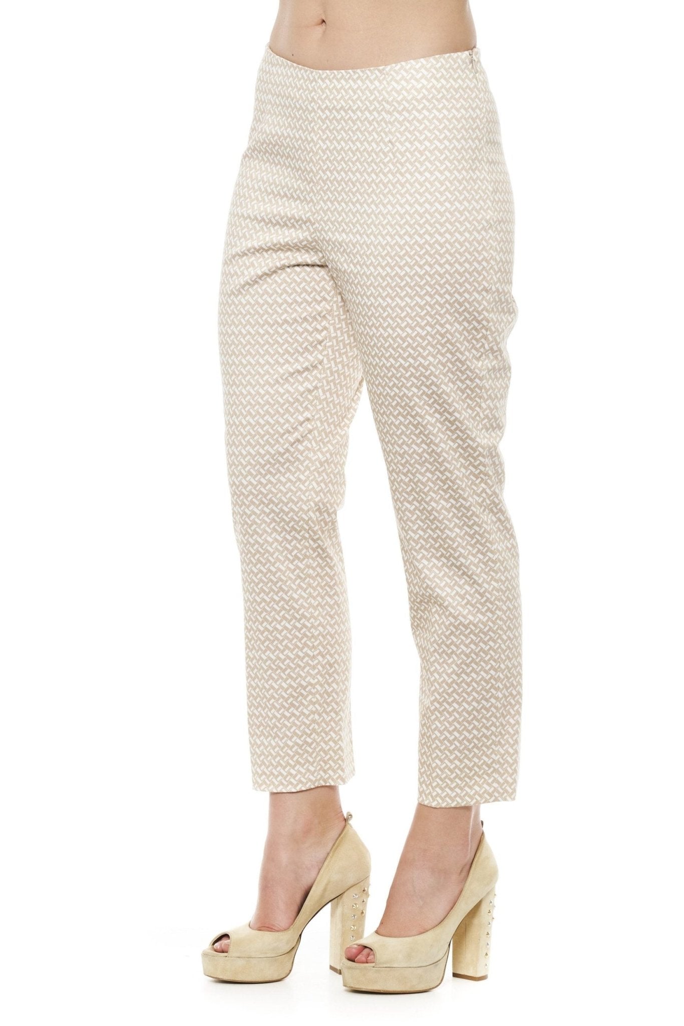 Peserico Beige Cotton Jeans & Pant - Fizigo