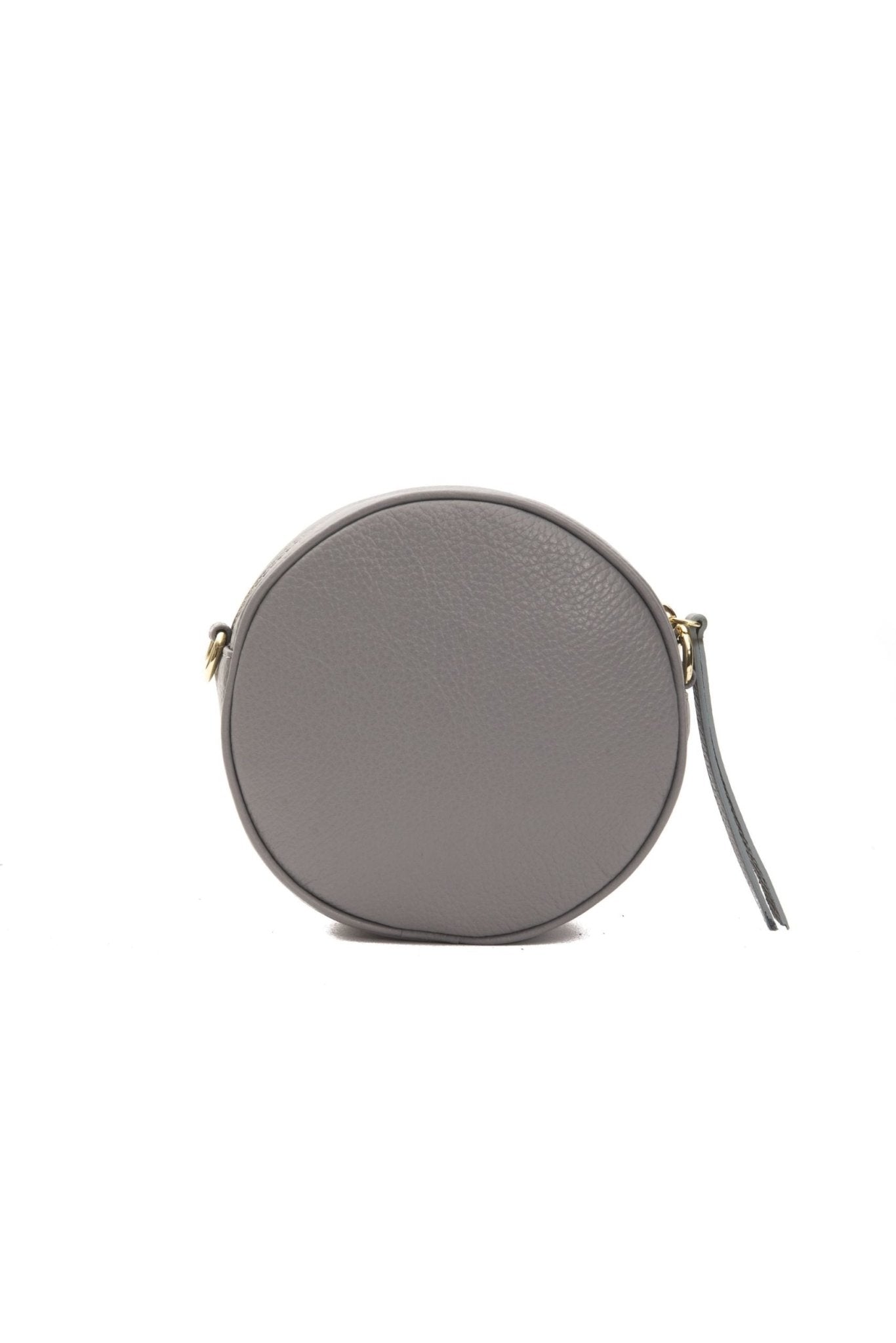 Pompei Donatella Gray Leather Crossbody Bag - Fizigo