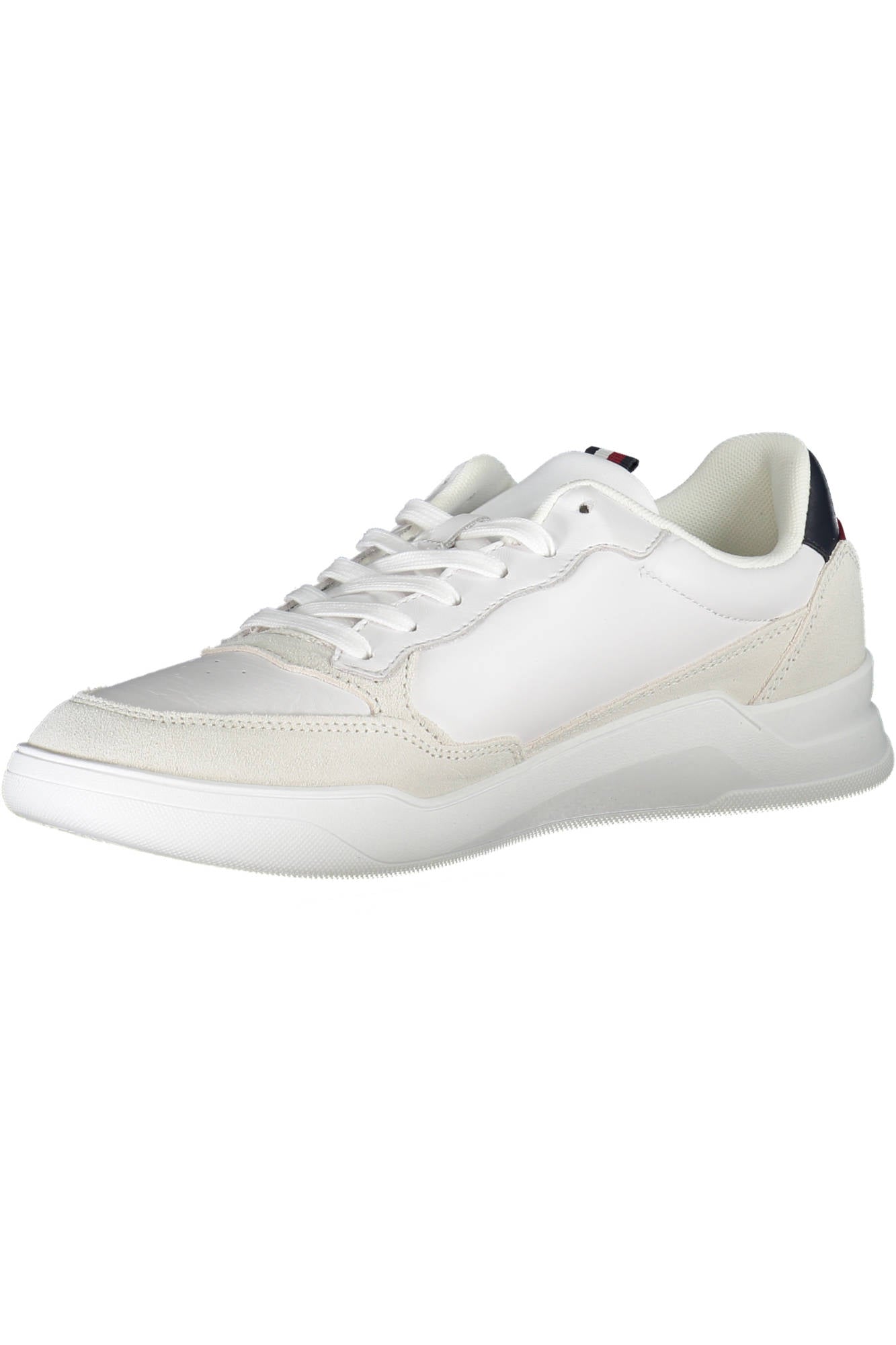 Tommy Hilfiger White Polyester Sneaker - Fizigo