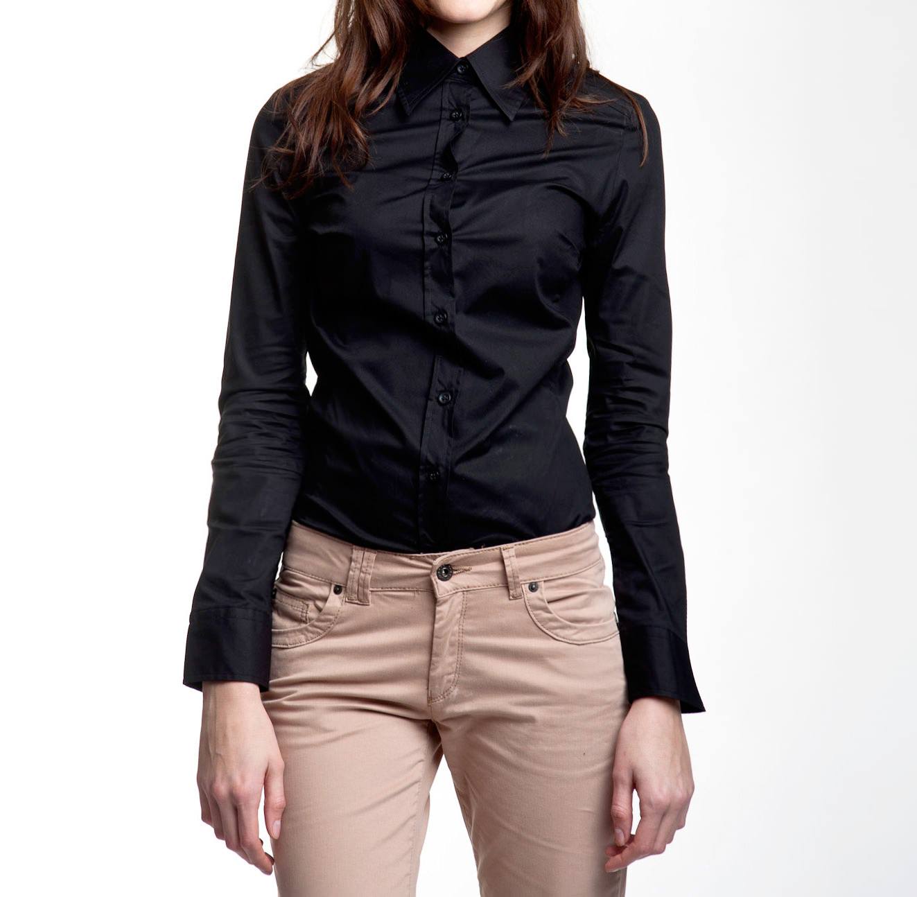 Ungaro Fever Black Cotton Shirt - Fizigo