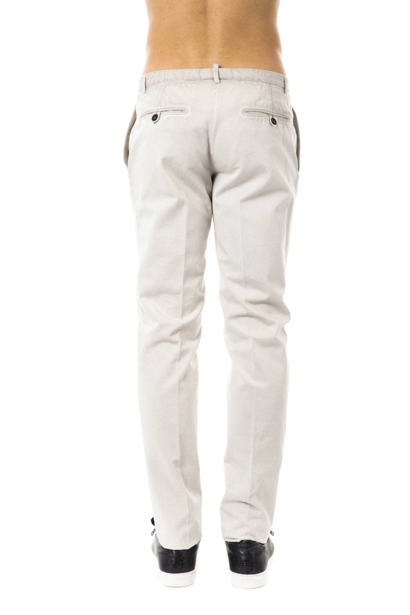 Uominitaliani Gray Cotton Jeans & Pant - Fizigo