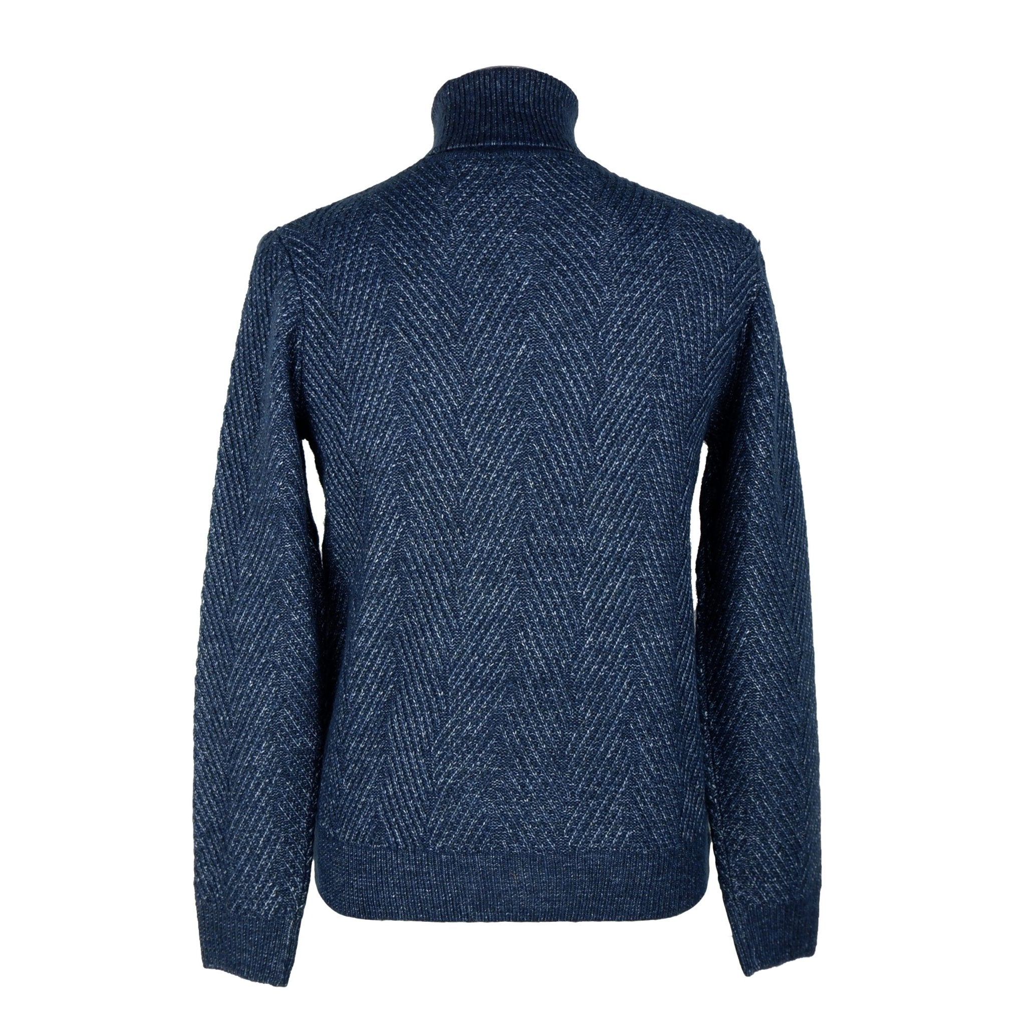 Yes Zee Blue Polyamide Sweater - Fizigo